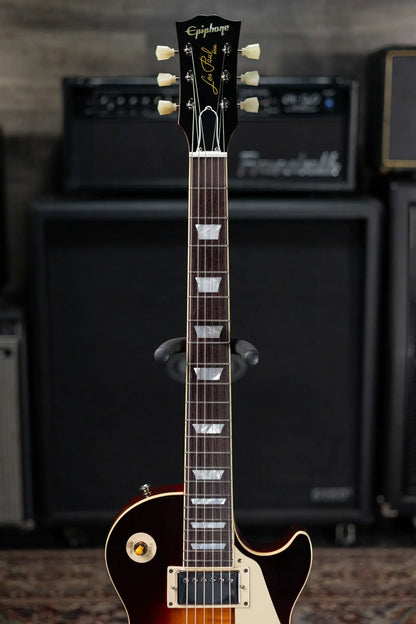 Epiphone 1959 Les Paul Standard Reissue Electric Guitar - Washed Bourbon Burst with Hardshell Case