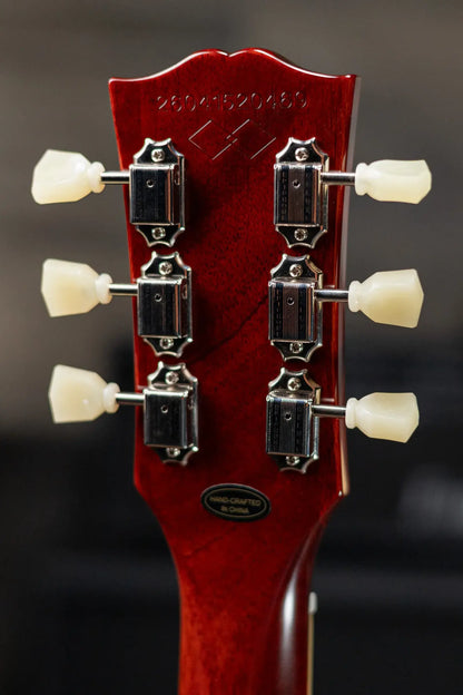 Epiphone 1959 Les Paul Standard Reissue Electric Guitar - Washed Bourbon Burst with Hardshell Case