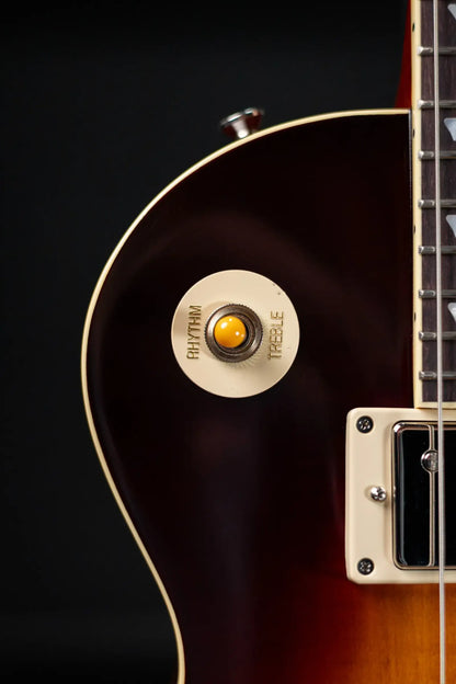 Epiphone 1959 Les Paul Standard Reissue Electric Guitar - Washed Bourbon Burst with Hardshell Case
