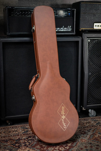Epiphone 1959 Les Paul Standard Reissue Electric Guitar - Washed Bourbon Burst with Hardshell Case