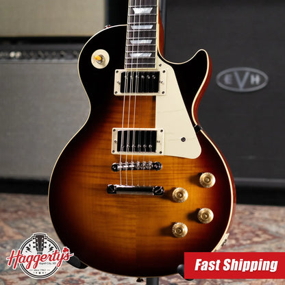 Epiphone 1959 Les Paul Standard Reissue Electric Guitar - Washed Bourbon Burst with Hardshell Case