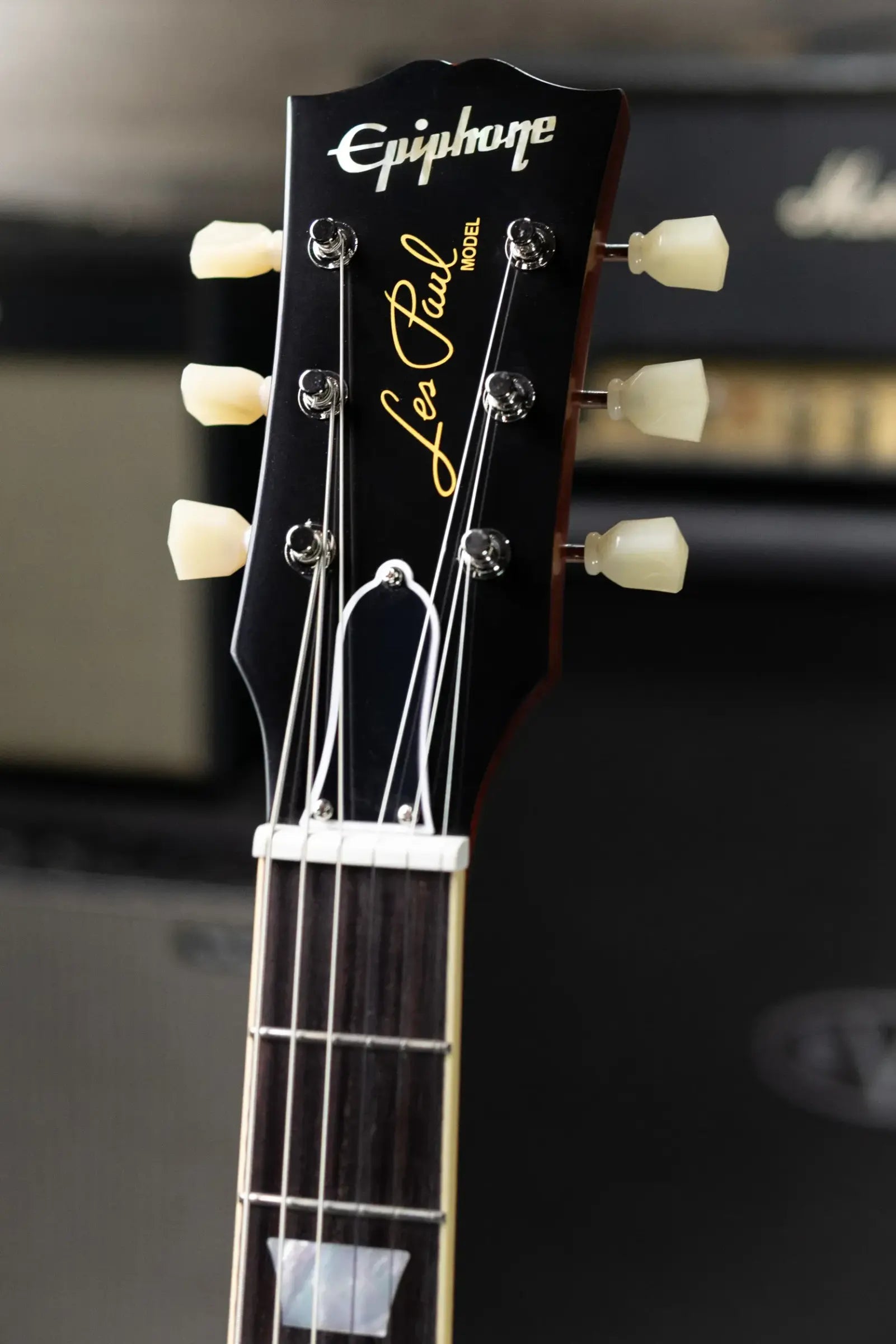 Epiphone 1959 Les Paul Standard Reissue Electric Guitar - Washed Bourbon Burst with Hardshell Case