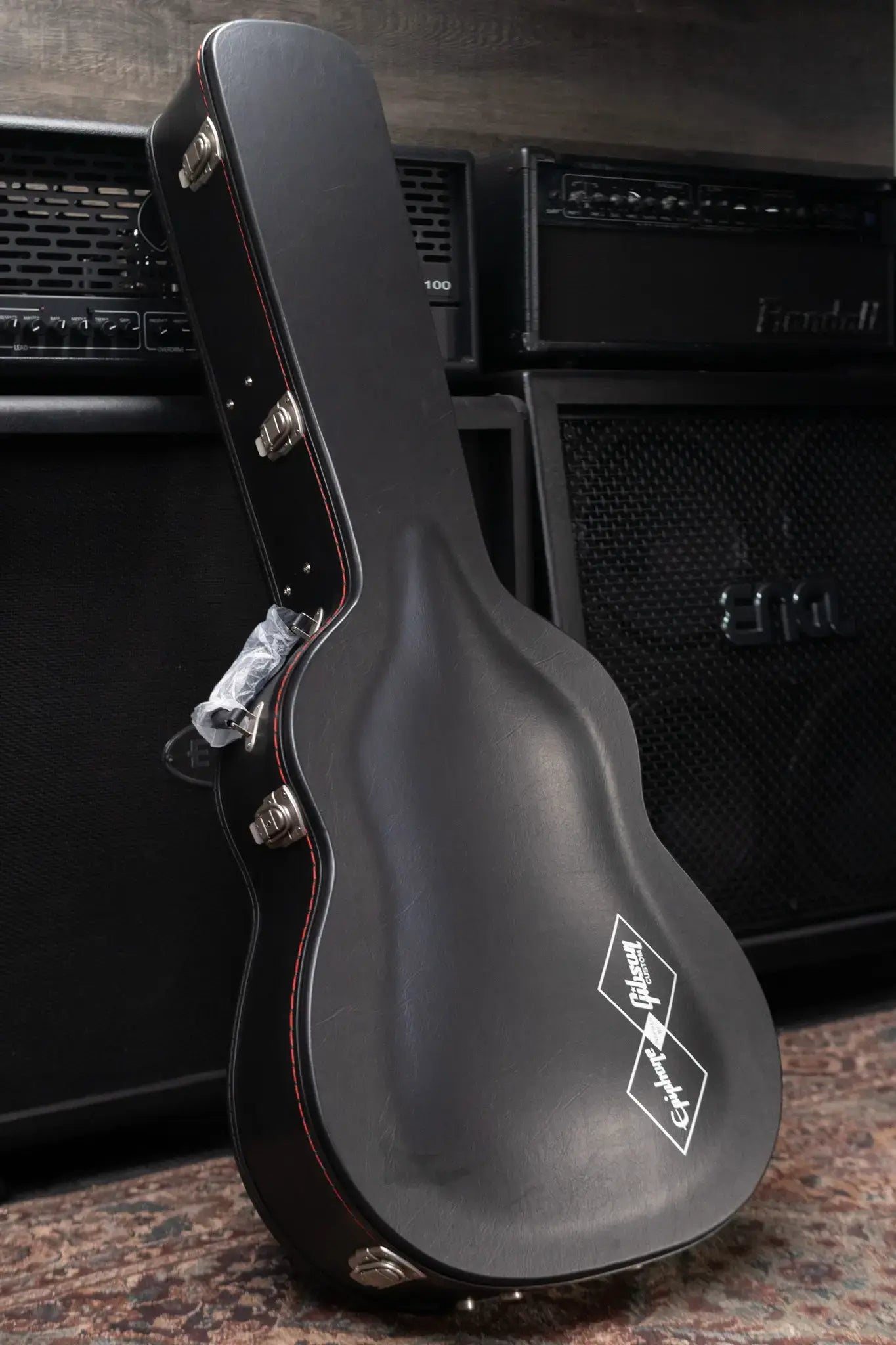 Epiphone 1960 Hummingbird Reissue Acoustic/Electric Guitar - Heritage Cherry Sunburst with Hardshell Case