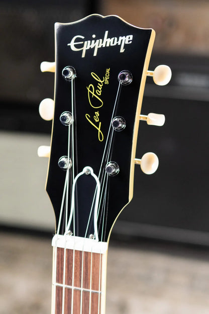 Epiphone 1960 Les Paul Special Double Cut Reissue Electric Guitar - TV Yellow with Hardshell Case