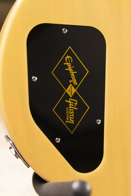Epiphone 1960 Les Paul Special Double Cut Reissue Electric Guitar - TV Yellow with Hardshell Case