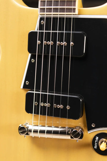 Epiphone 1960 Les Paul Special Double Cut Reissue Electric Guitar - TV Yellow with Hardshell Case