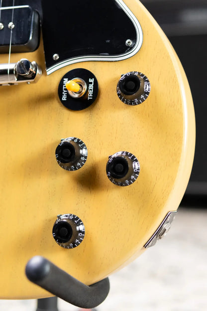 Epiphone 1960 Les Paul Special Double Cut Reissue Electric Guitar - TV Yellow with Hardshell Case