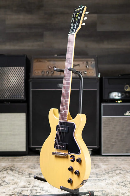 Epiphone 1960 Les Paul Special Double Cut Reissue Electric Guitar - TV Yellow with Hardshell Case