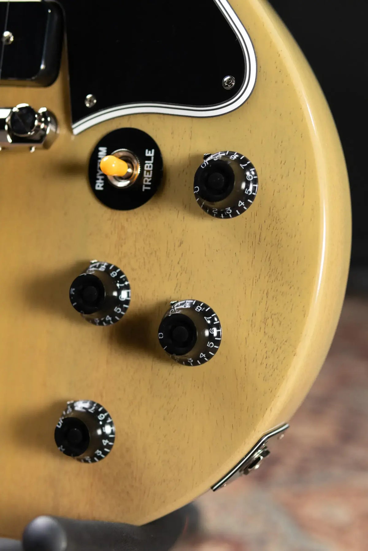 Epiphone 1960 Les Paul Special Double Cut Reissue Electric Guitar - TV Yellow with Hardshell Case - Floor Model