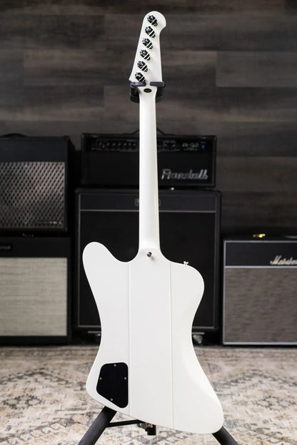 Epiphone 1963 Firebird V Reissue Electric Guitar - Polaris White with Hardshell Case