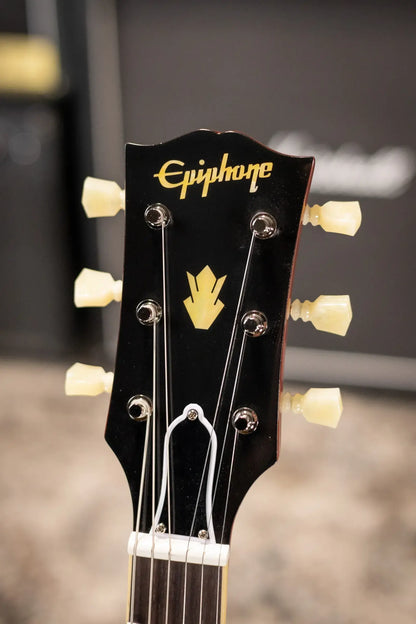 Epiphone 1964 SG Standard with Maestro Vibrola Reissue Electric Guitar - Cherry Red with Hardshell Case