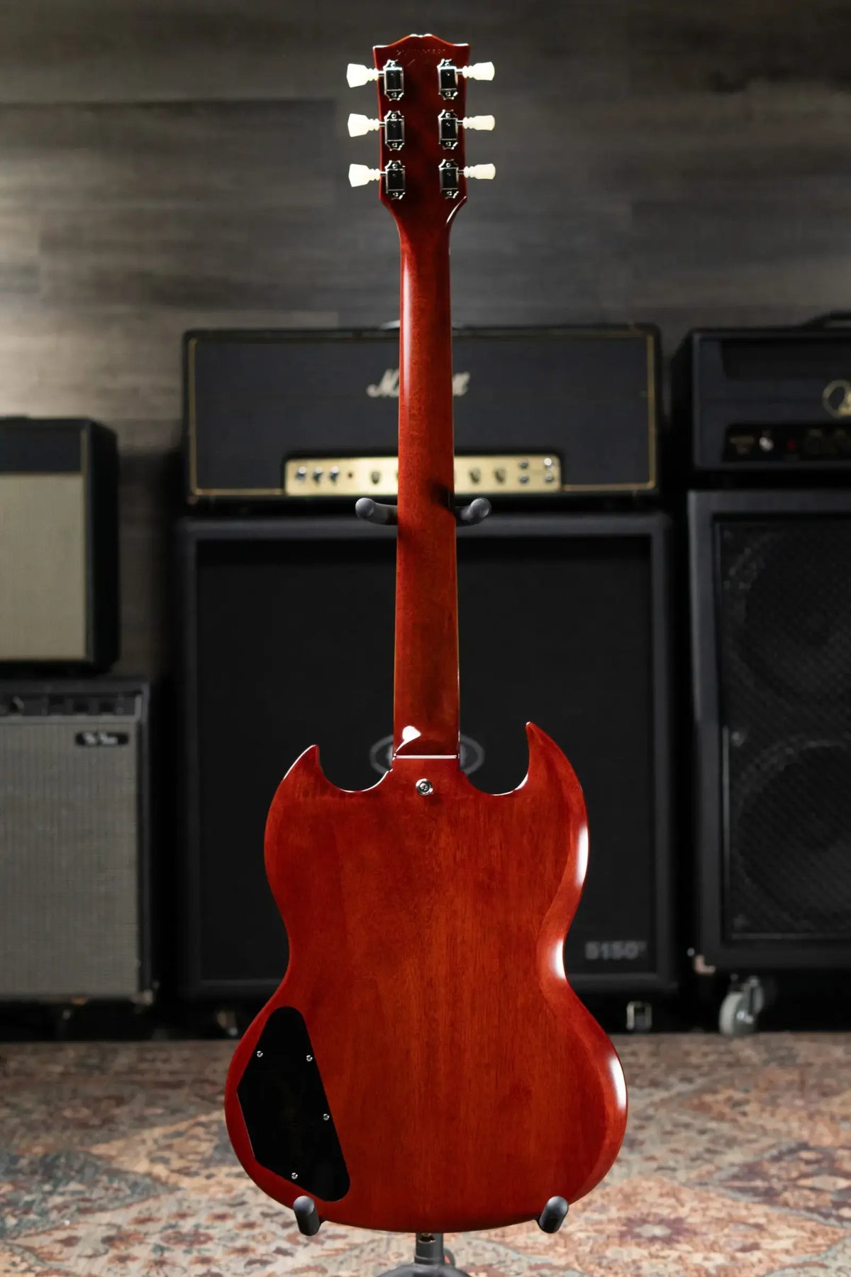 Epiphone 1964 SG Standard with Maestro Vibrola Reissue Electric Guitar - Cherry Red with Hardshell Case - Used