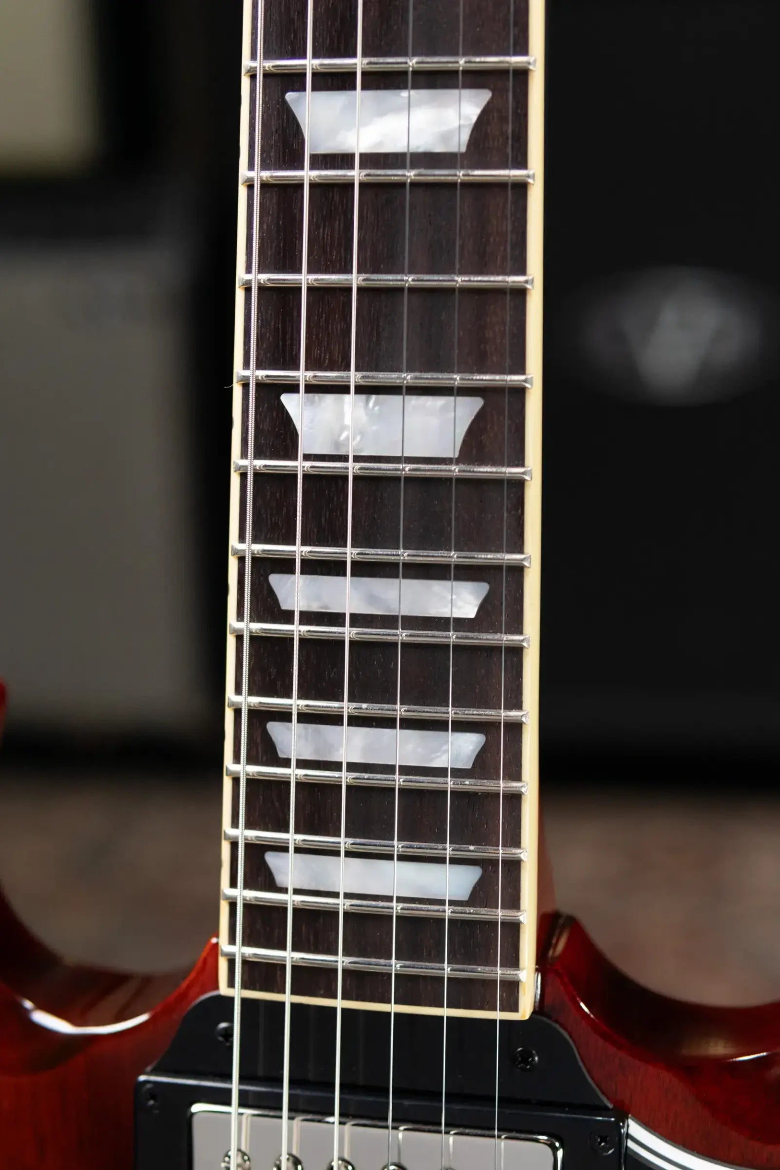 Epiphone 1964 SG Standard with Maestro Vibrola Reissue Electric Guitar - Cherry Red with Hardshell Case - Used