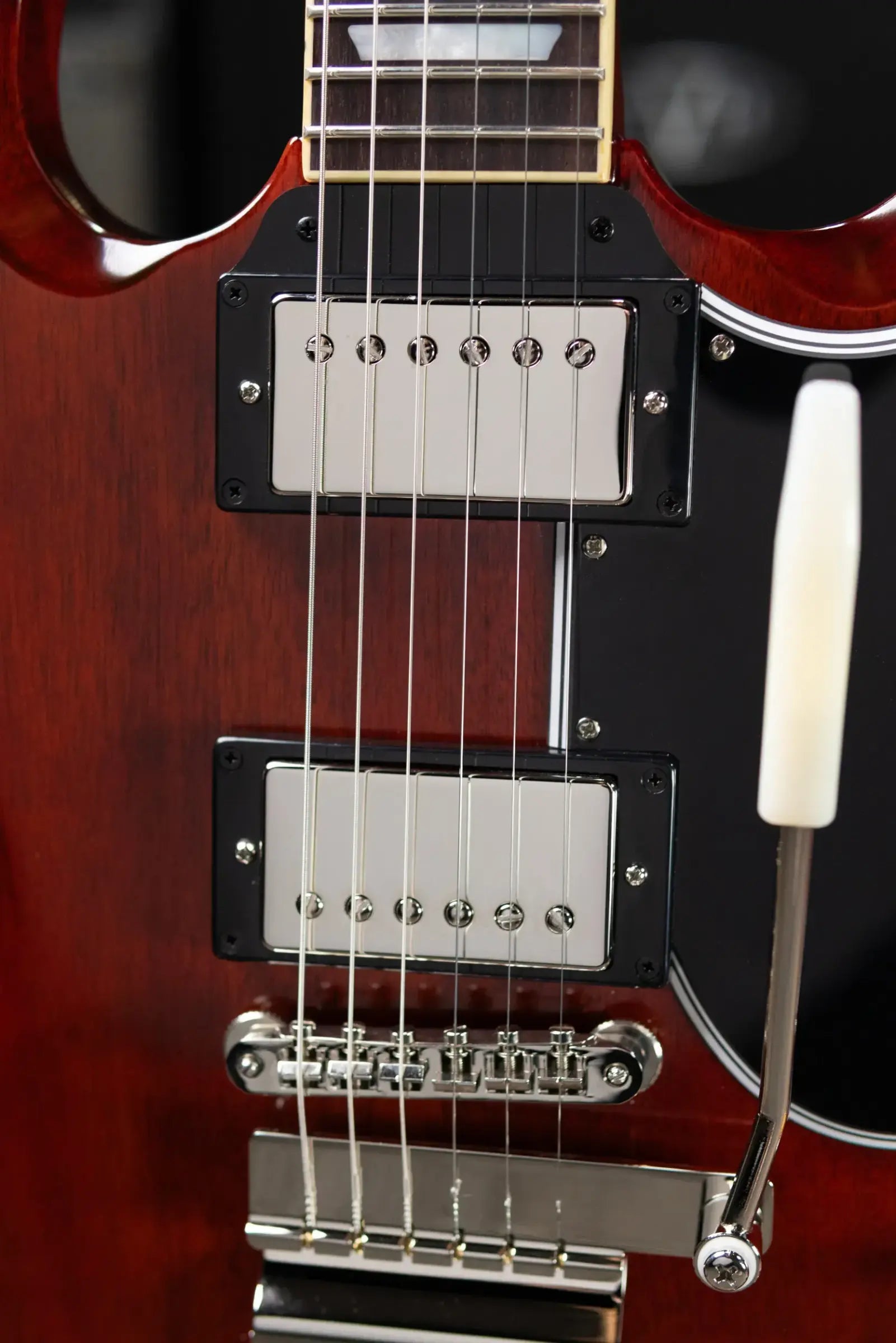 Epiphone 1964 SG Standard with Maestro Vibrola Reissue Electric Guitar - Cherry Red with Hardshell Case - Used