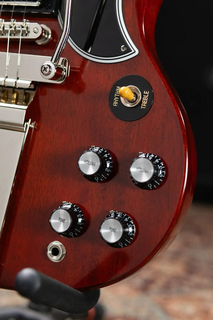 Epiphone 1964 SG Standard with Maestro Vibrola Reissue Electric Guitar - Cherry Red with Hardshell Case - Used