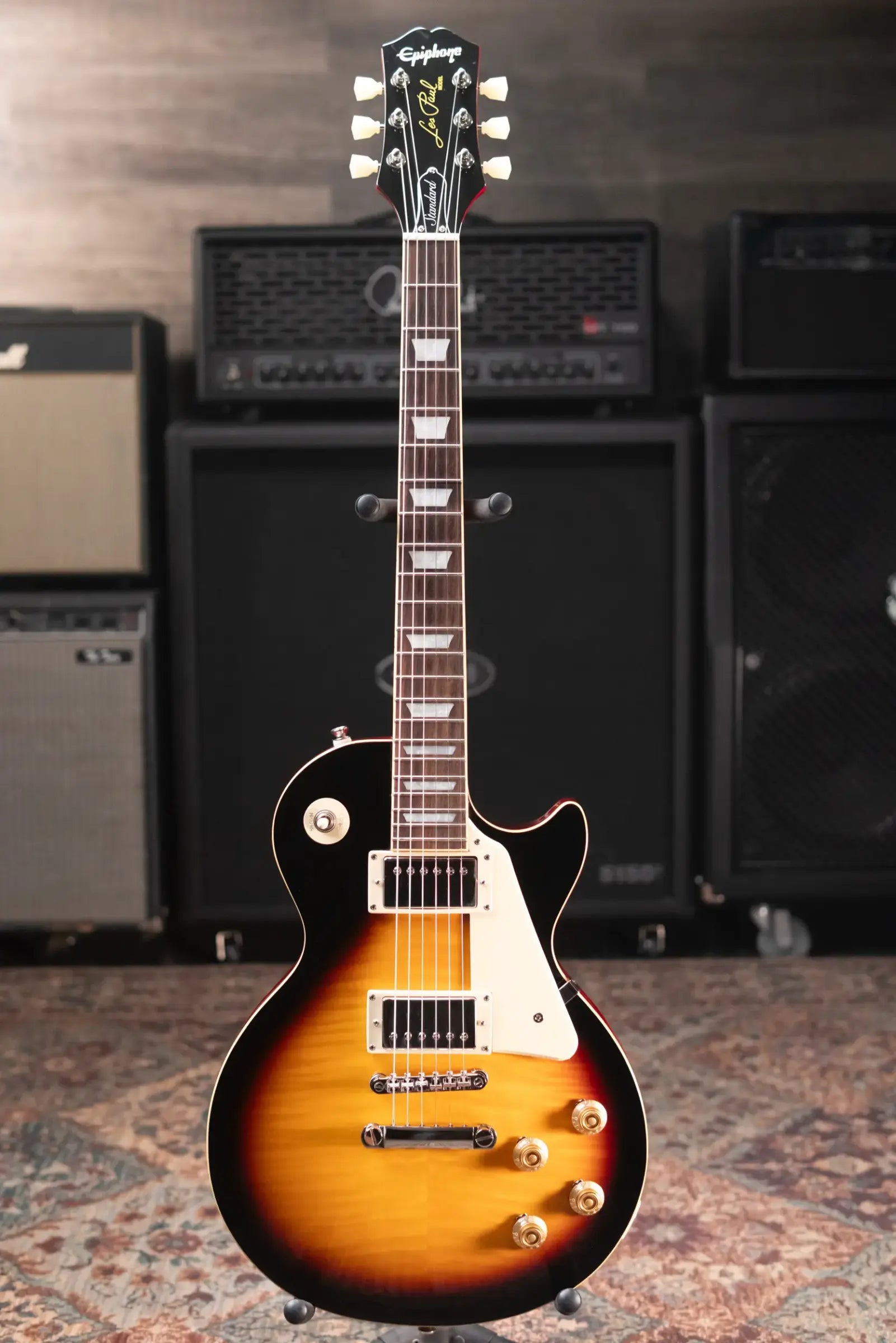 Epiphone 50s Les Paul Standard Electric Guitar - Vintage Sunburst - Used with Hard case