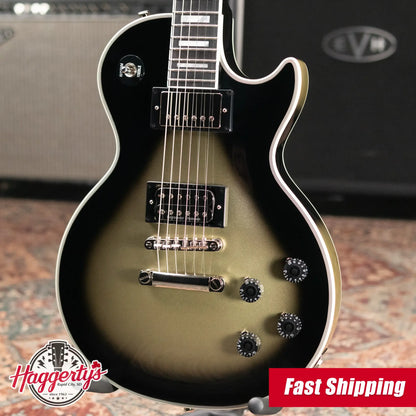 Epiphone Adam Jones 1979 Les Paul Custom Electric Guitar - Antique Silverburst with Hardshell Case