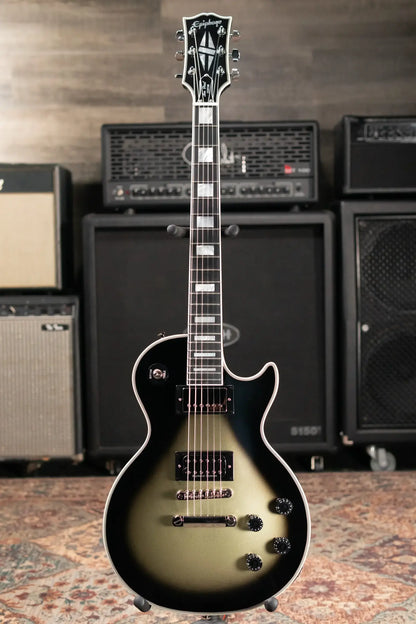 Epiphone Adam Jones 1979 Les Paul Custom Electric Guitar - Antique Silverburst with Hardshell Case