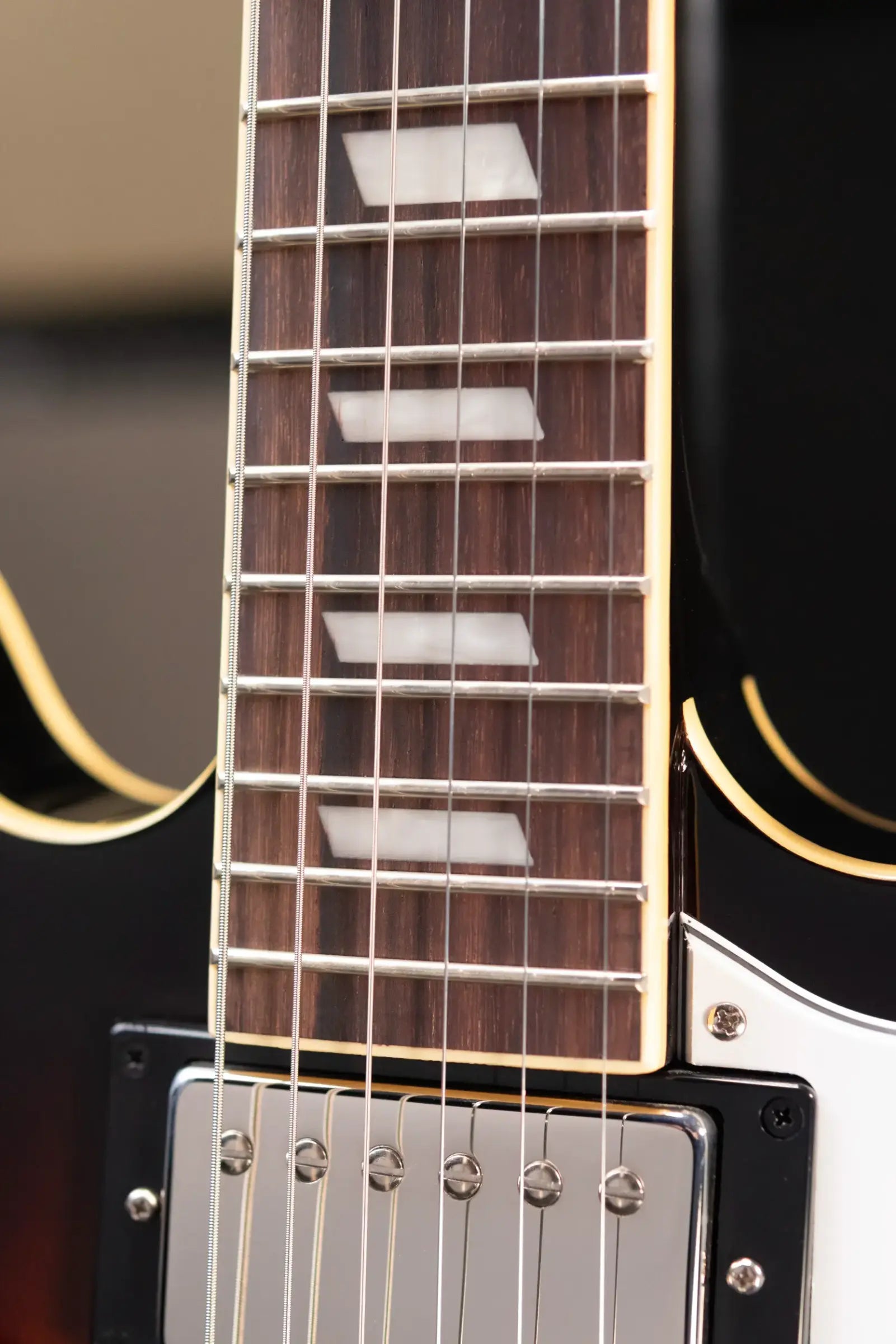 Epiphone Bonehead Signature Riviera Electric Guitar - Dark Tobacco Sunburst with Hardshell Case