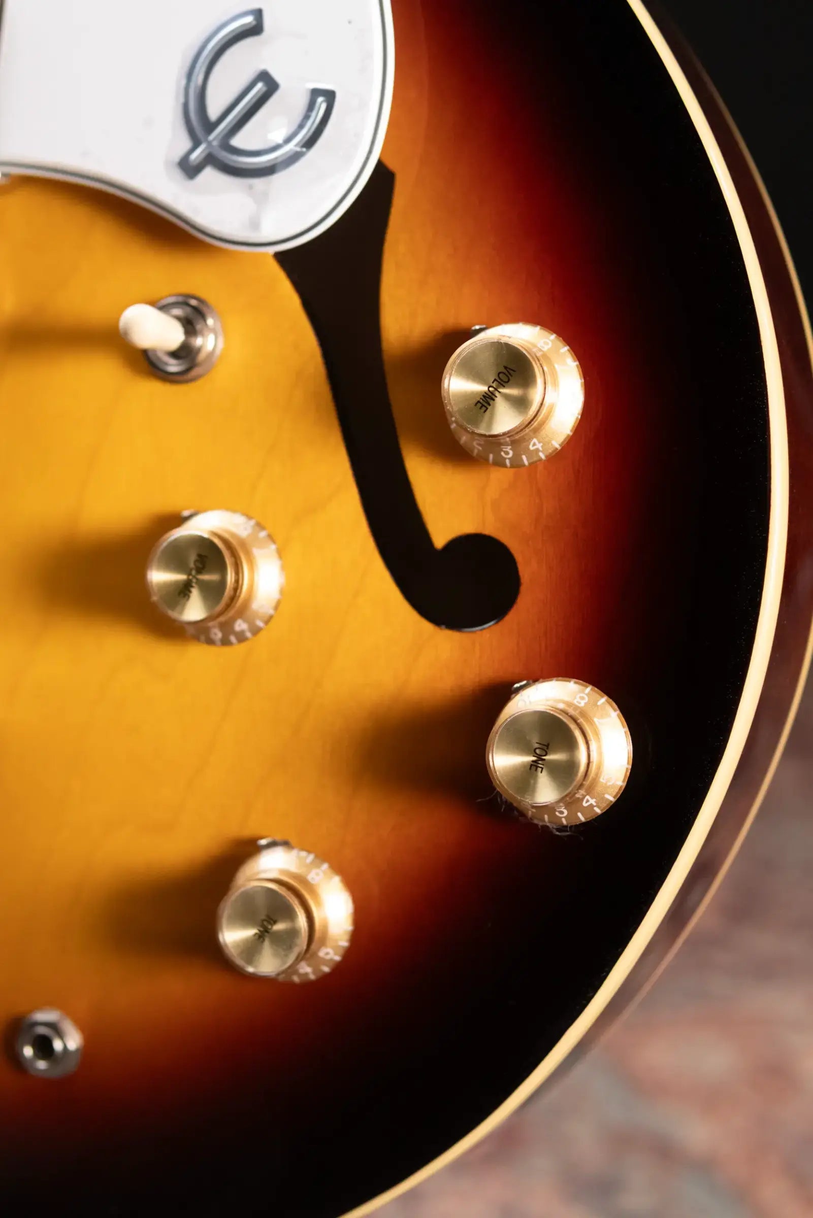 Epiphone Casino Hollowbody Electric Guitar - Vintage Sunburst with Gig Bag