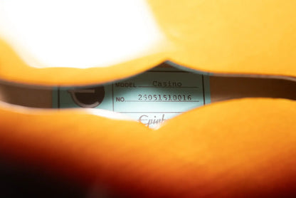 Epiphone Casino Hollowbody Electric Guitar - Vintage Sunburst with Gig Bag