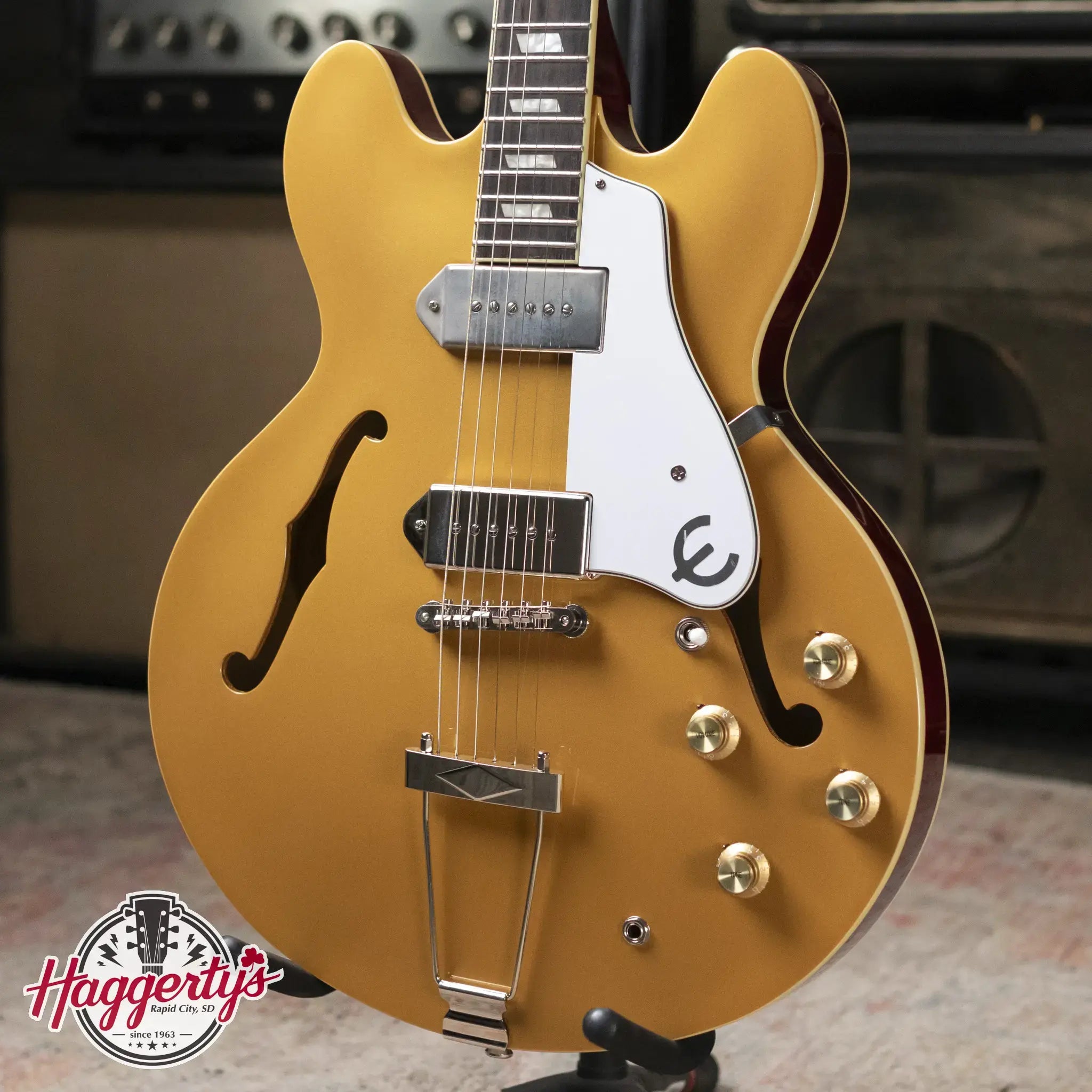 Epiphone Casino MG Metallic Gold with Hardshell Case - Used