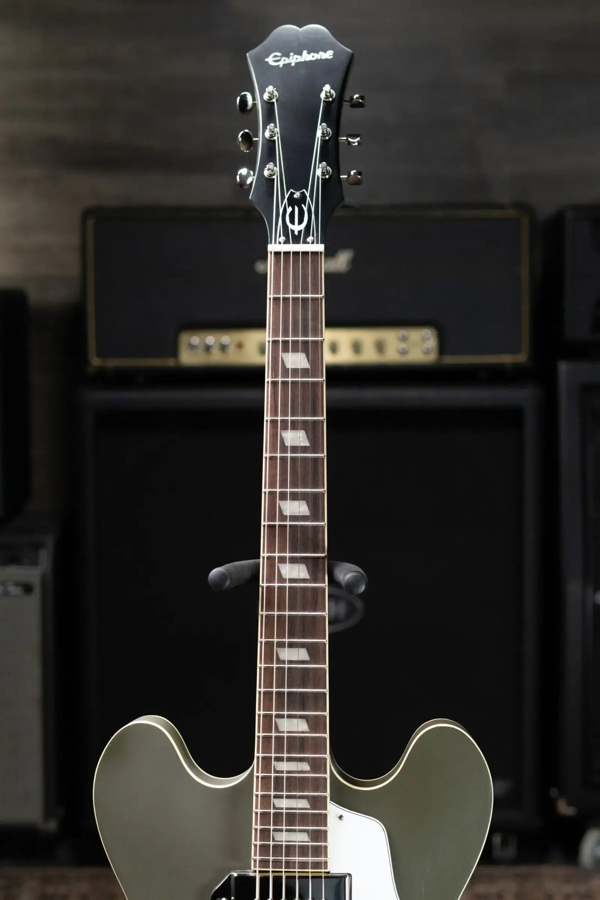 Epiphone Casino Worn Electric Guitar - Olive Drab with Gig Bag - Used