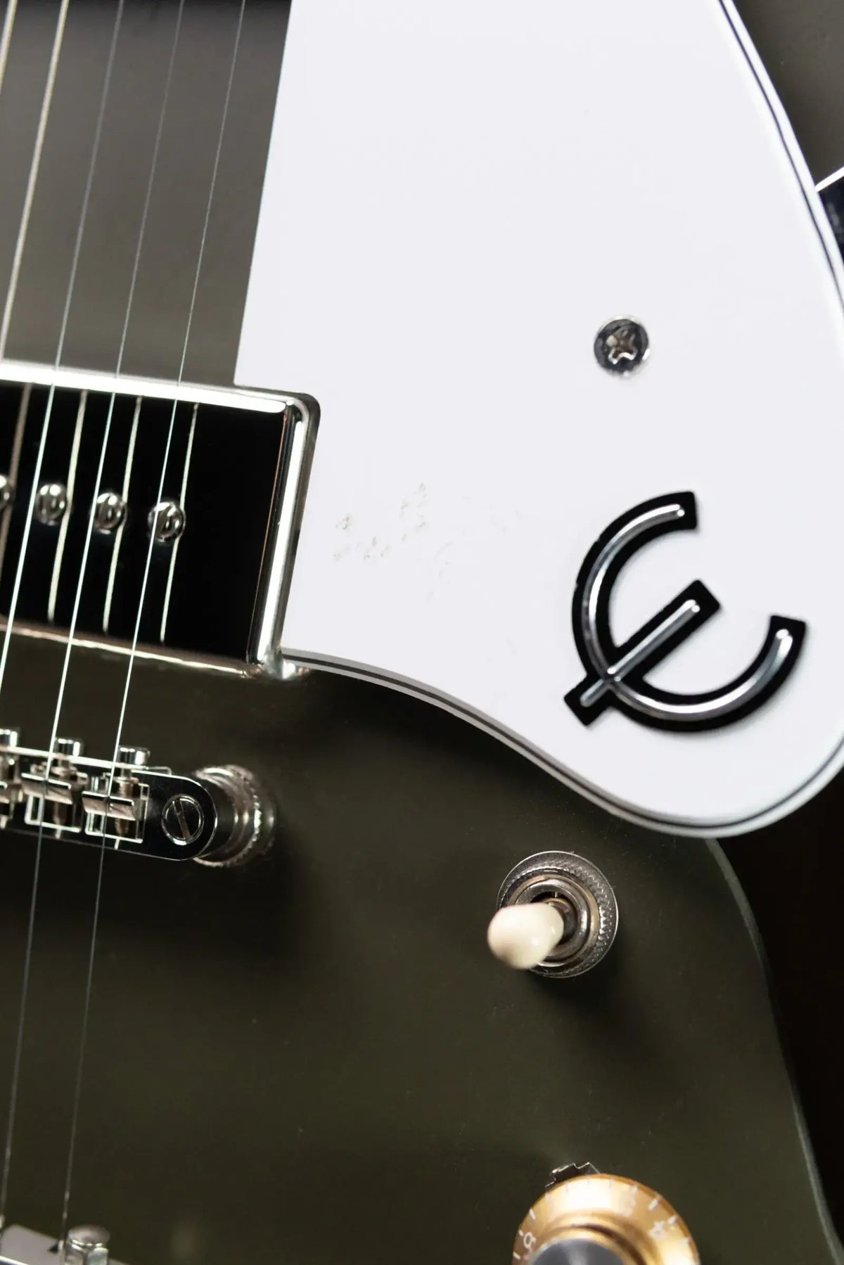 Epiphone Casino Worn Electric Guitar - Olive Drab with Gig Bag - Used
