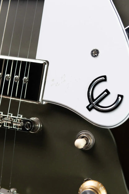 Epiphone Casino Worn Electric Guitar - Olive Drab with Gig Bag - Used