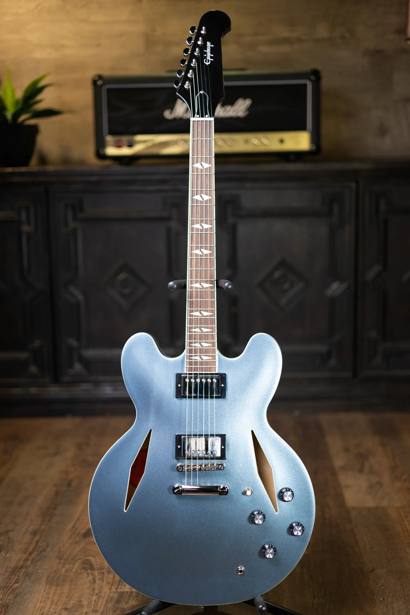 Epiphone Dave Grohl DG-335 - Pelham Blue with Hardshell Case - Floor Model
