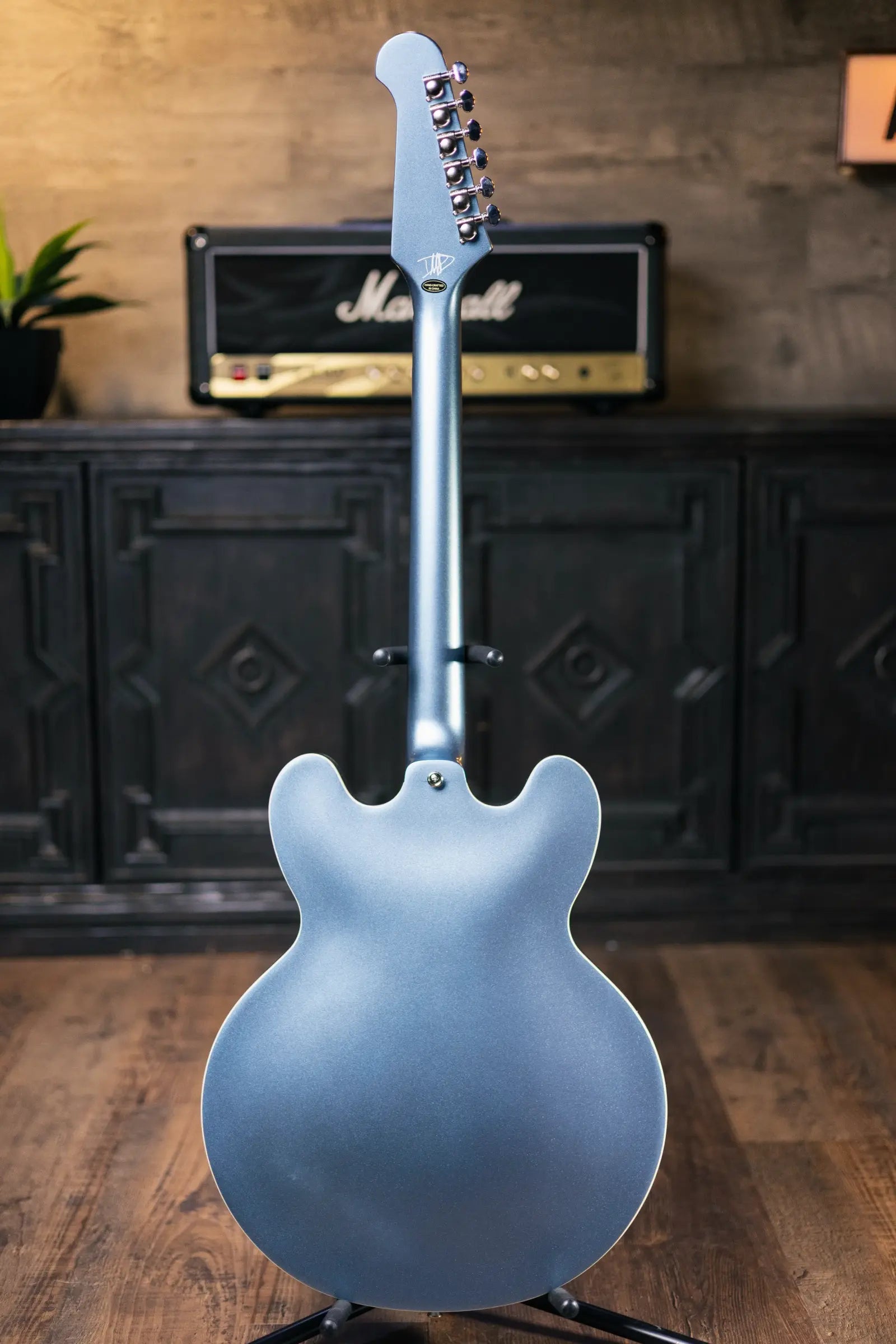 Epiphone Dave Grohl DG-335 Semi-Hollow - Pelham Blue with Harshell Case