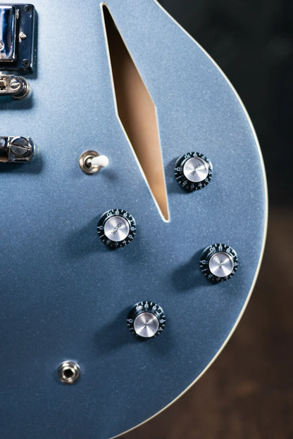 Epiphone Dave Grohl DG-335 Semi-Hollow - Pelham Blue with Harshell Case