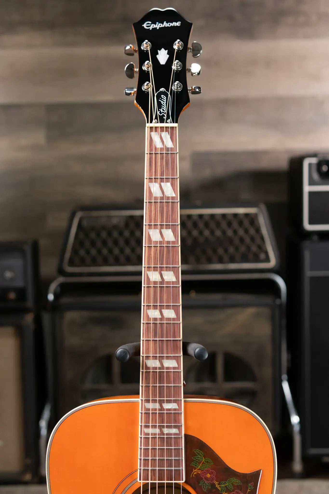 Epiphone Dove Studio Solid Top Acoustic/Electric Guitar - Violinburst