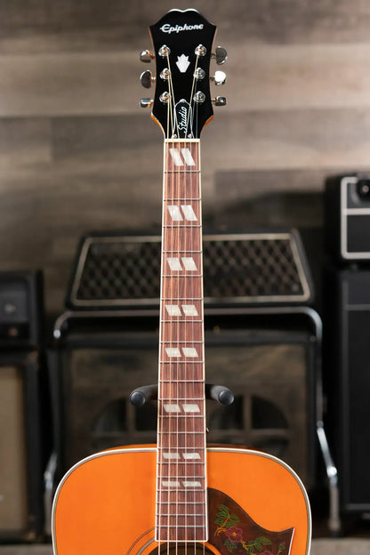 Epiphone Dove Studio Solid Top Acoustic/Electric Guitar - Violinburst