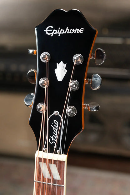 Epiphone Dove Studio Solid Top Acoustic/Electric Guitar - Violinburst