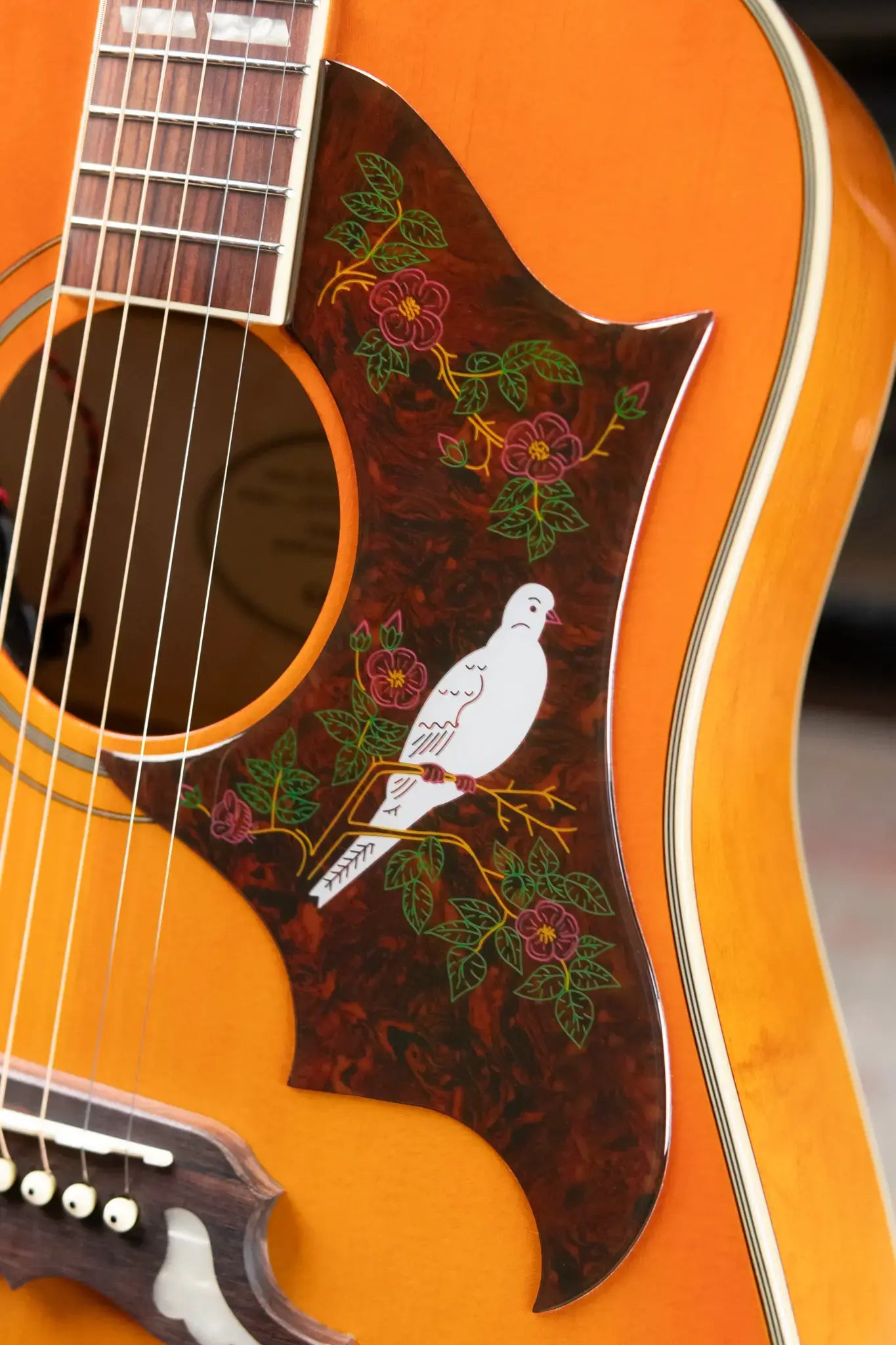 Epiphone Dove Studio Solid Top Acoustic/Electric Guitar - Violinburst