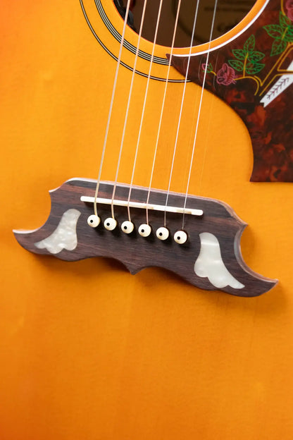 Epiphone Dove Studio Solid Top Acoustic/Electric Guitar - Violinburst