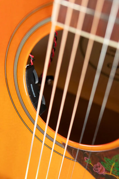 Epiphone Dove Studio Solid Top Acoustic/Electric Guitar - Violinburst