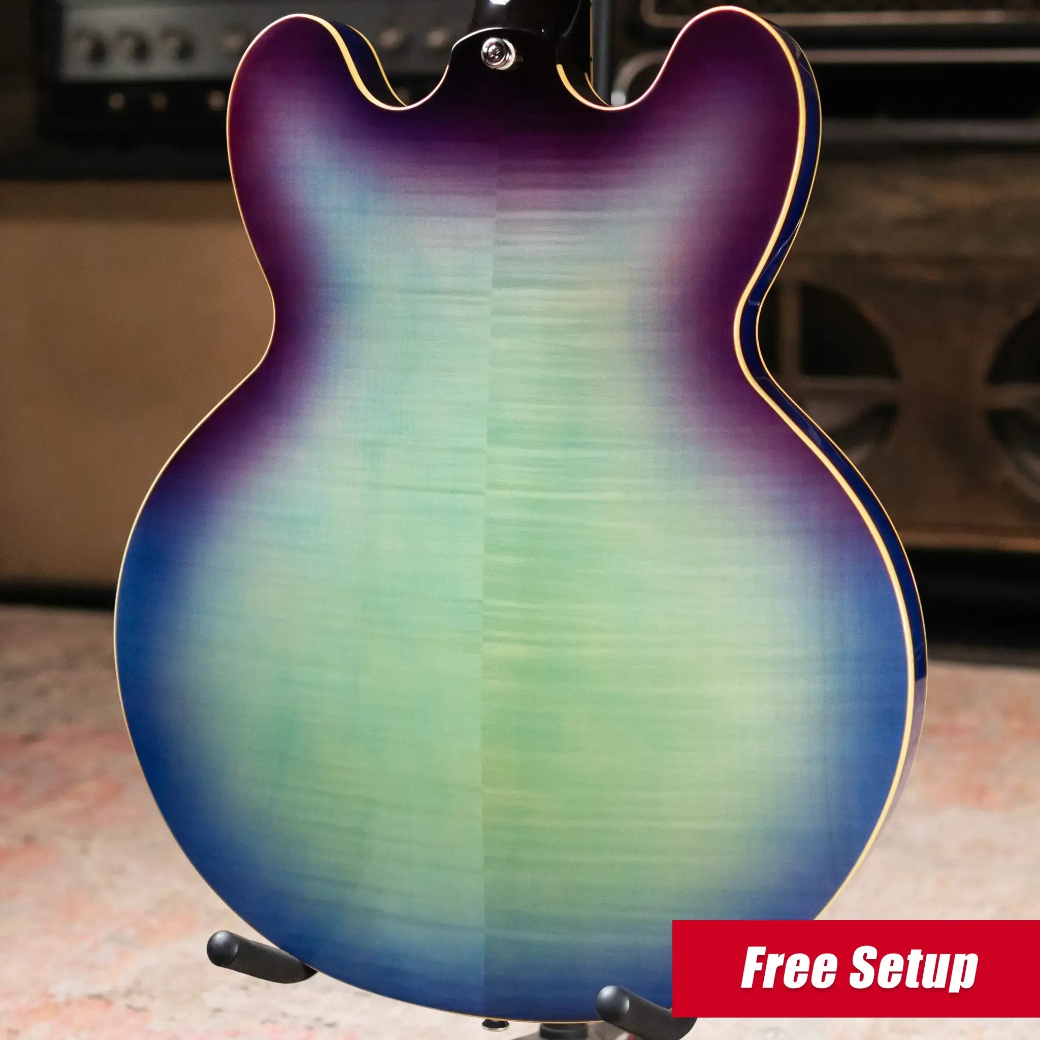 Epiphone ES-335 Figured Semi-Hollow Electric Guitar - Blueberry Burst