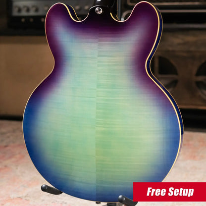 Epiphone ES-335 Figured Semi-Hollow Electric Guitar - Blueberry Burst