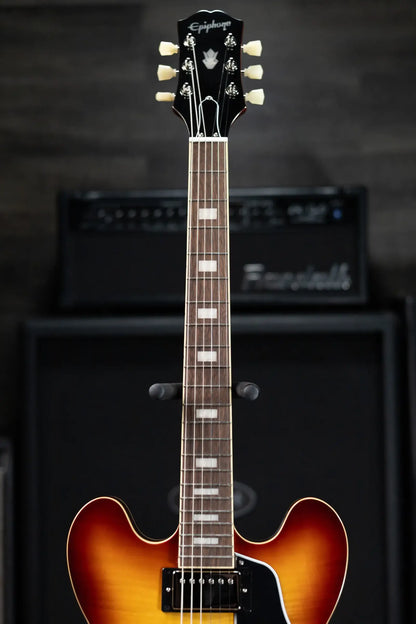 Epiphone ES-335 Figured Semi-Hollow Electric Guitar - Raspberry Tea Burst