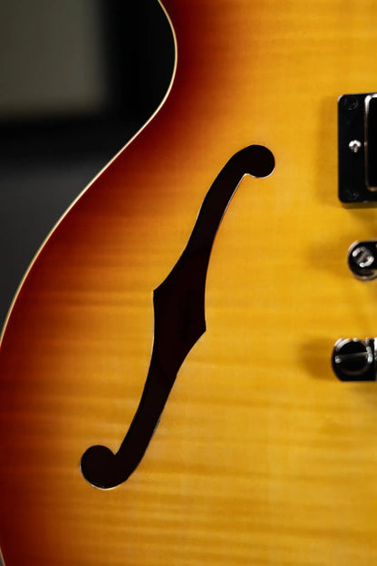 Epiphone ES-335 Figured Semi-Hollow Electric Guitar - Raspberry Tea Burst