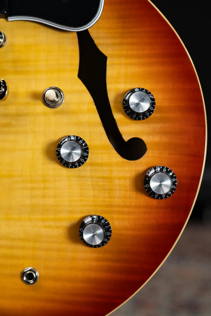 Epiphone ES-335 Figured Semi-Hollow Electric Guitar - Raspberry Tea Burst