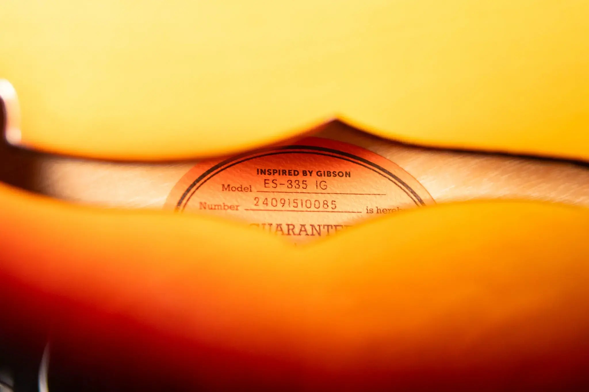 Epiphone ES-335 Semi-Hollow Electric Guitar - Vintage Sunburst - Used