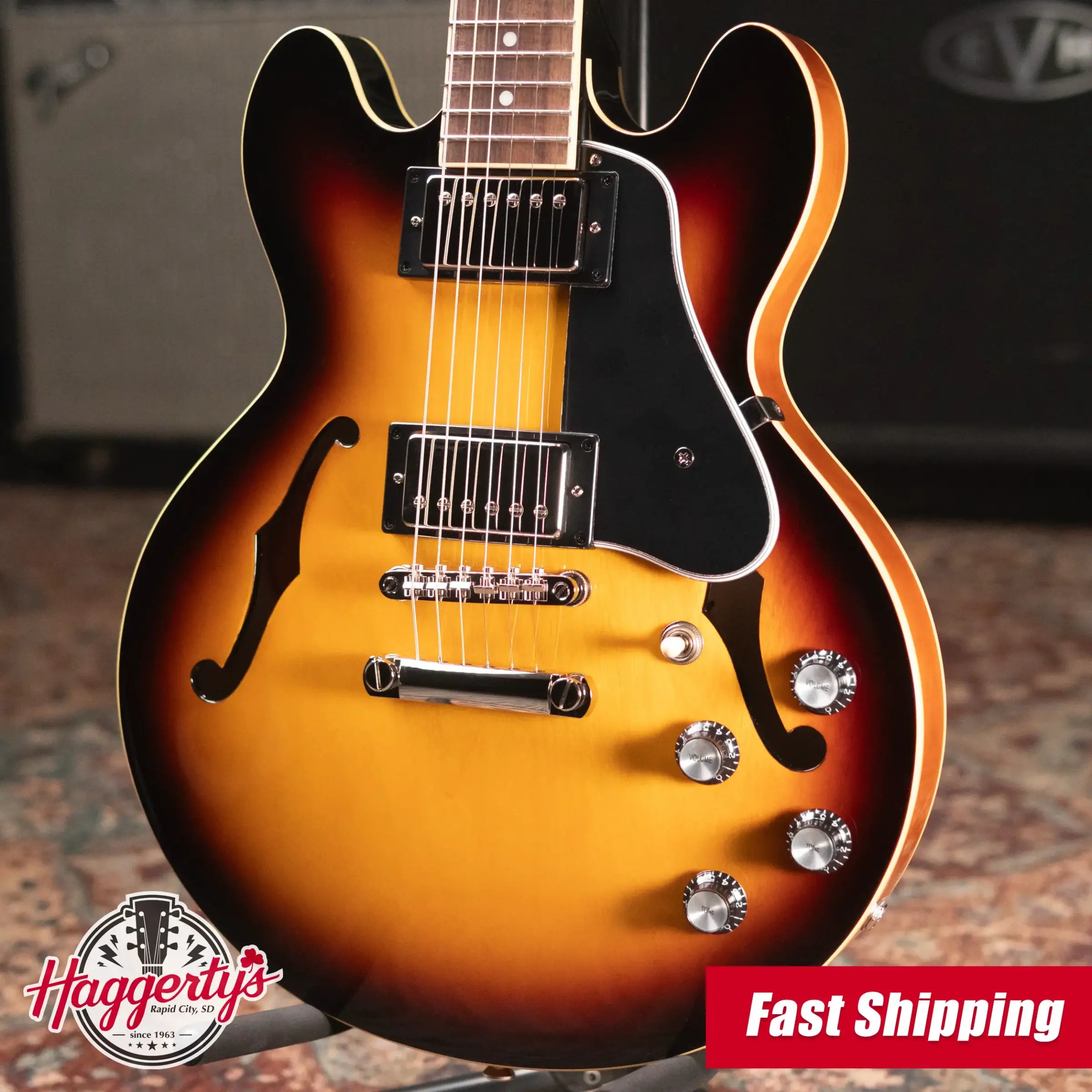 Epiphone ES-339 Semi-Hollow Electric Guitar - Vintage Sunburst