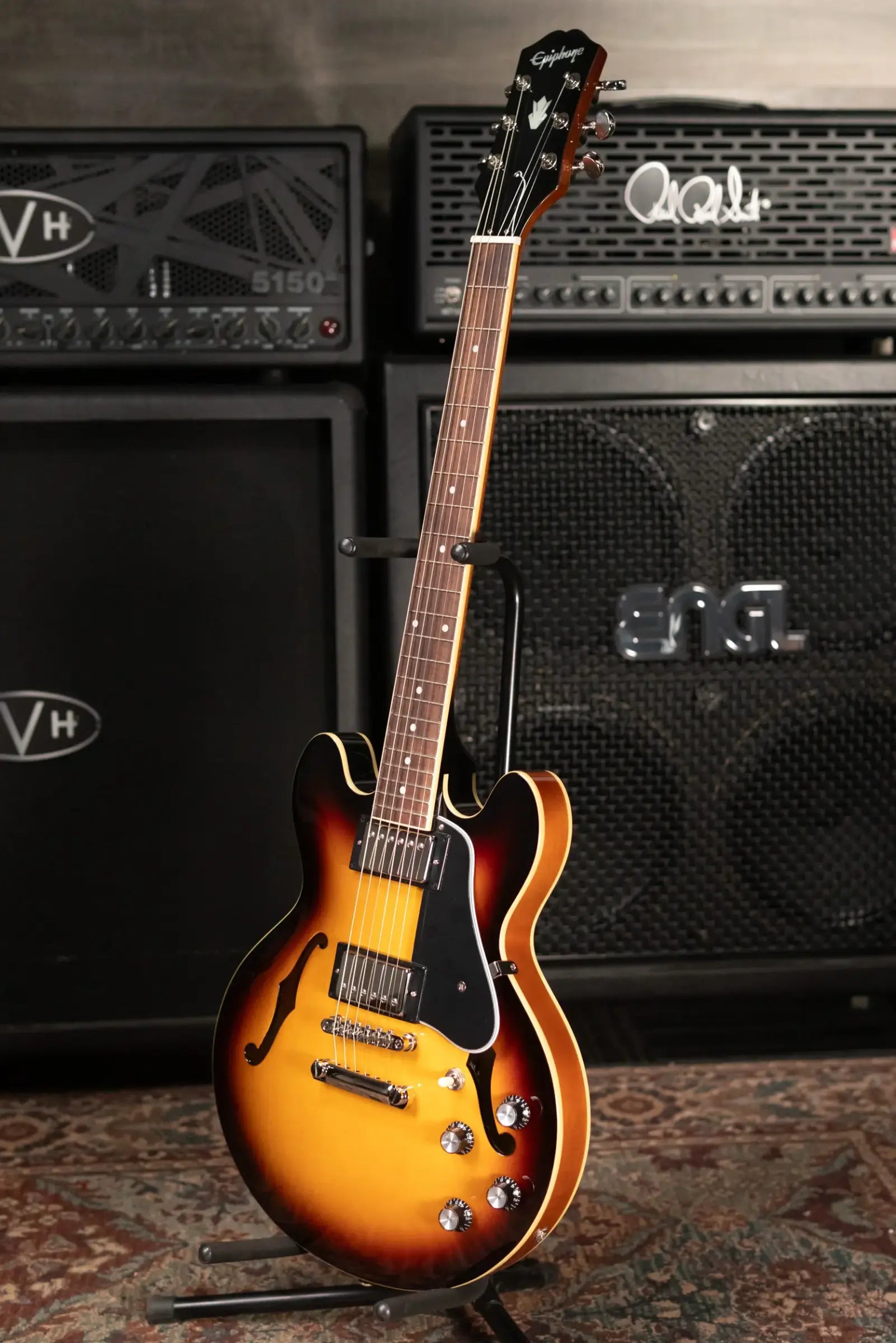 Epiphone ES-339 Semi-Hollow Electric Guitar - Vintage Sunburst