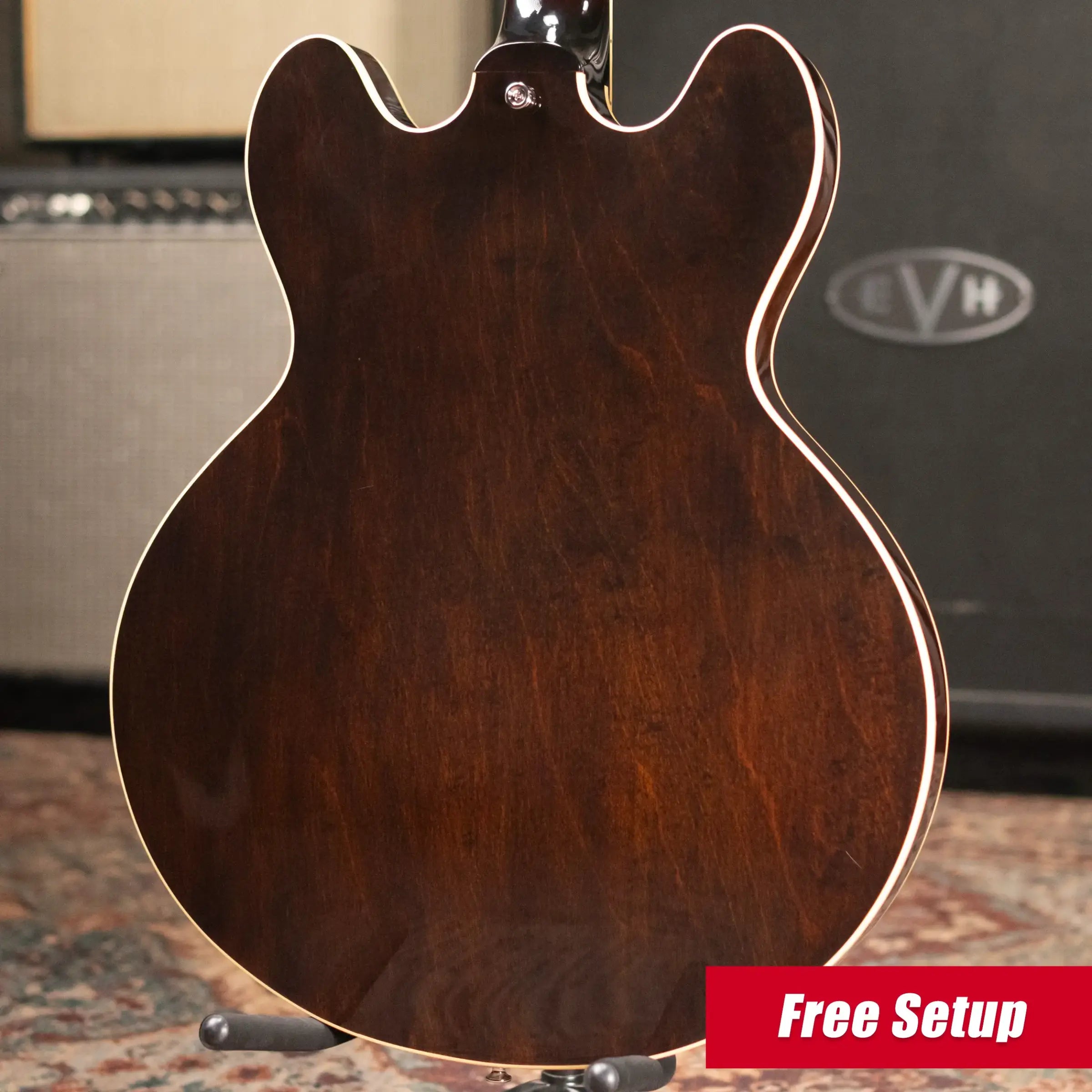 Epiphone Elitist 1965 Casino Hollow-Body Electric Guitar - Vintage Sunburst with Hardshell Case - Used