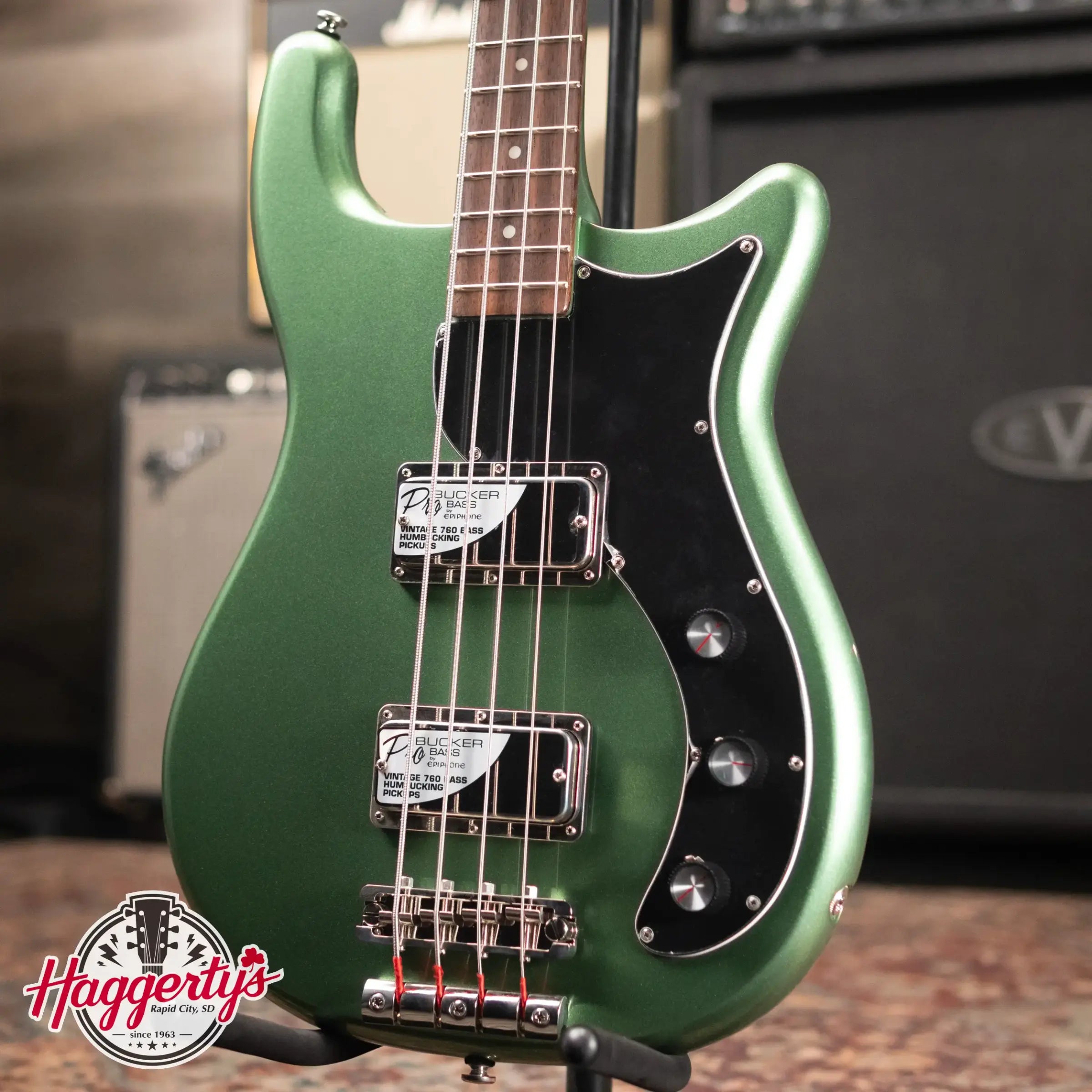 Epiphone Embassy Bass - Wanderlust Green Metallic