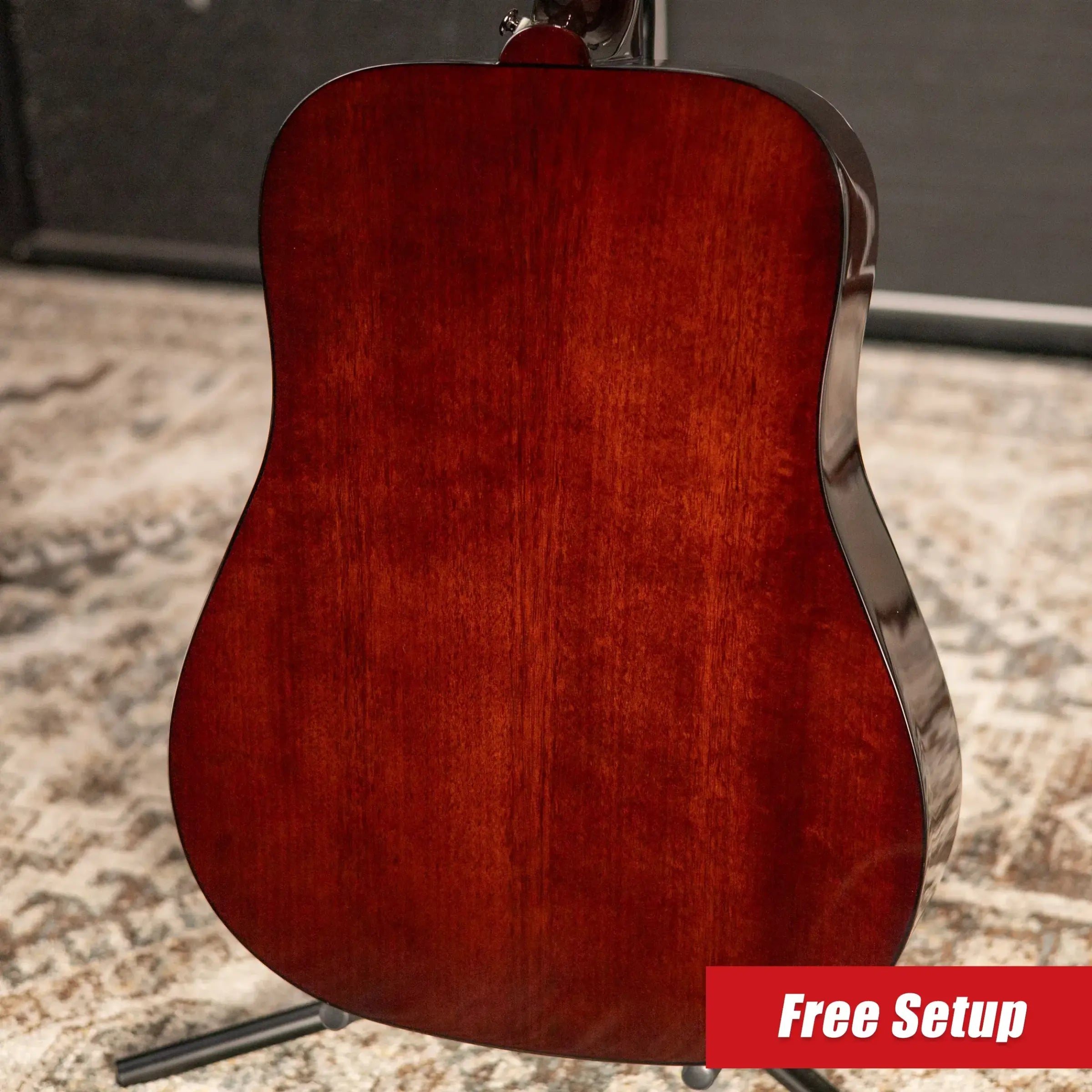 Epiphone Eric Church Signature Hummingbird Dark Studio Acoustic/Electric Guitar - Cobra Burst with Hardshell Case