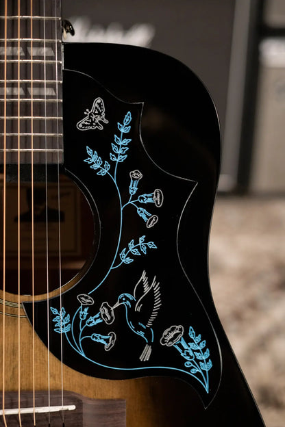 Epiphone Eric Church Signature Hummingbird Dark Studio Acoustic/Electric Guitar - Cobra Burst with Hardshell Case